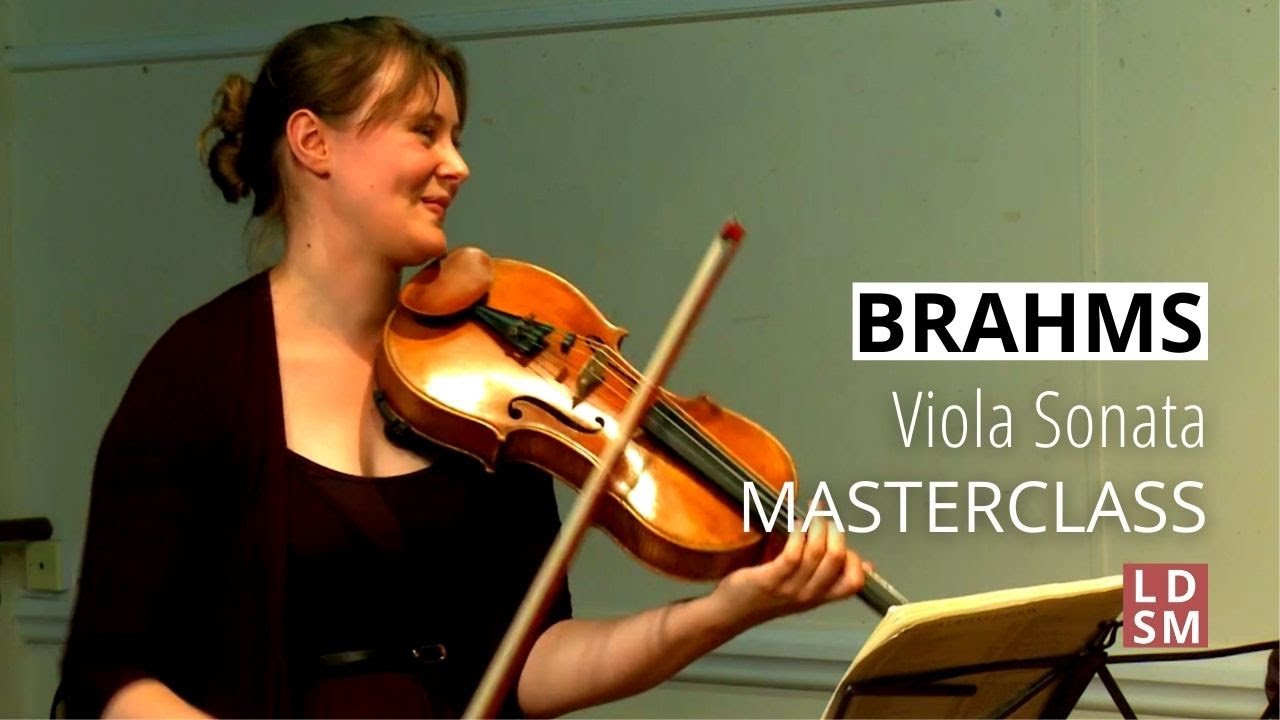 Brahms Viola Sonata | LDSM 2016 Viola Masterclass with Roger Chase