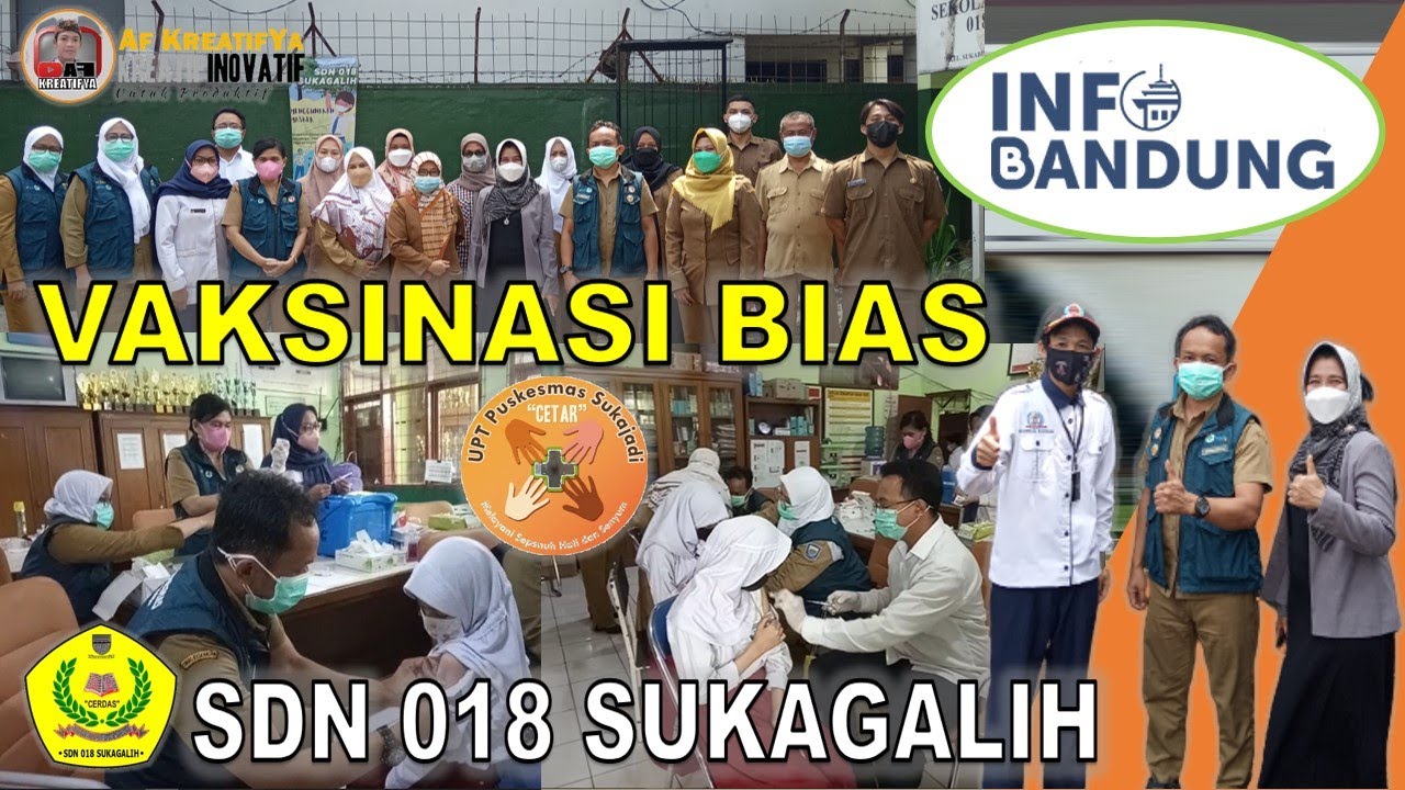 VAKSINASI BIAS SISWA/i SDN 018 SUKAGALIH SERU & LUCU