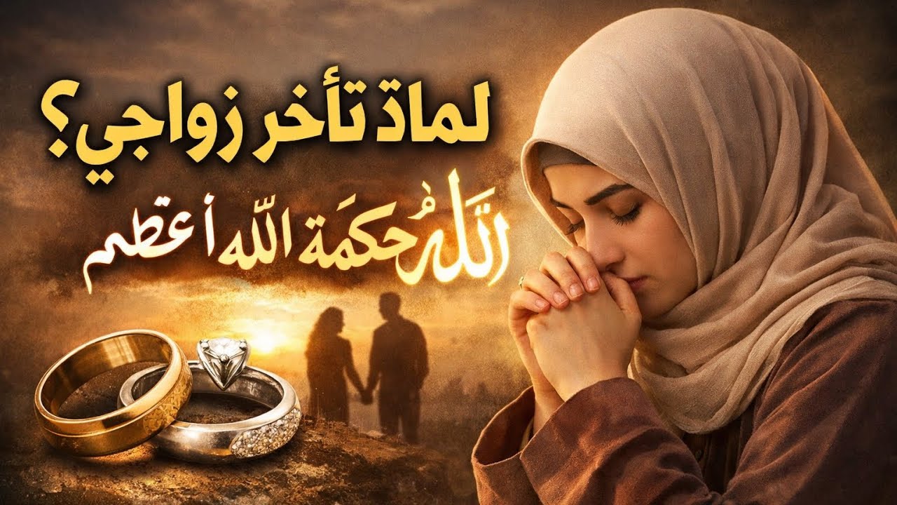 ✅ لماذا يؤخّر الله الزواج؟ رسالة تُطَمْئِنُ قلب كل من تأخر زواجه...