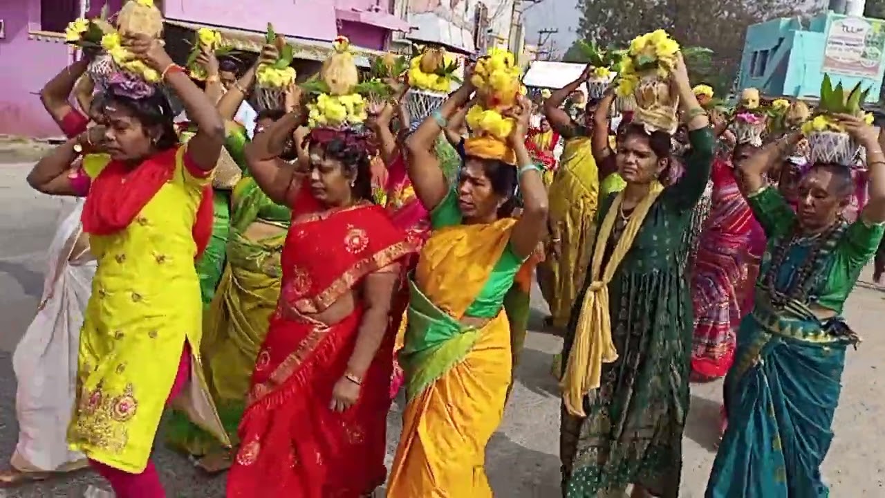 01.02.26, தை பூசம் ஶ்ரீ ல ஶ்ரீ மௌனகுரு சுவாமிக்கு பால் குடம் எடுத்தனர், கண்ணம்ங்கலம் சாலை , ஆற்காடு,