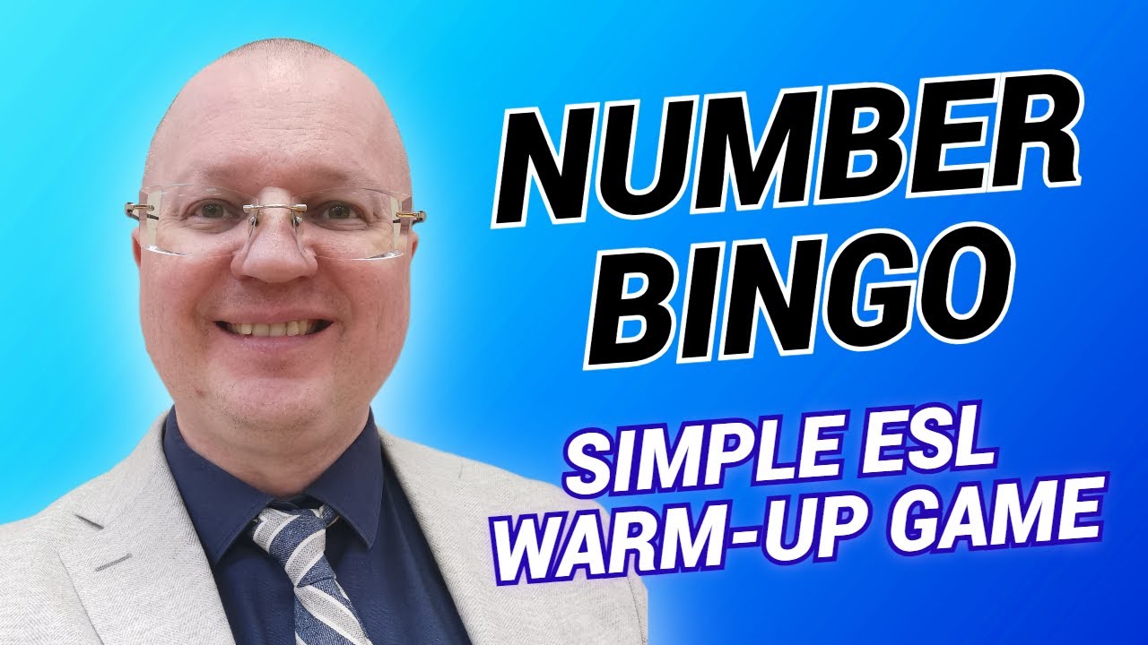Simple ESL Warm-up Game: Number Bingo