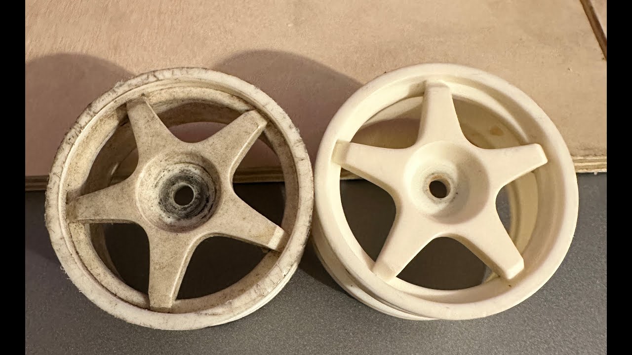 How I Restore RC wheels - Tamiya Touring Car Wheels