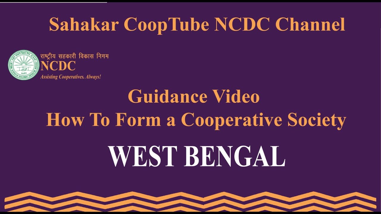 WEST BENGAL : Guidance Video Coop Formation