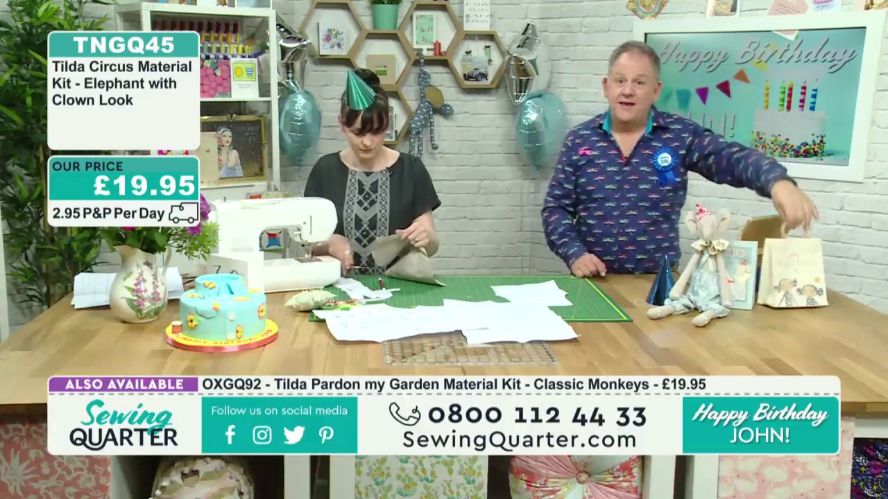 Sewing Quarter - John's Birthday - 19th June 2017