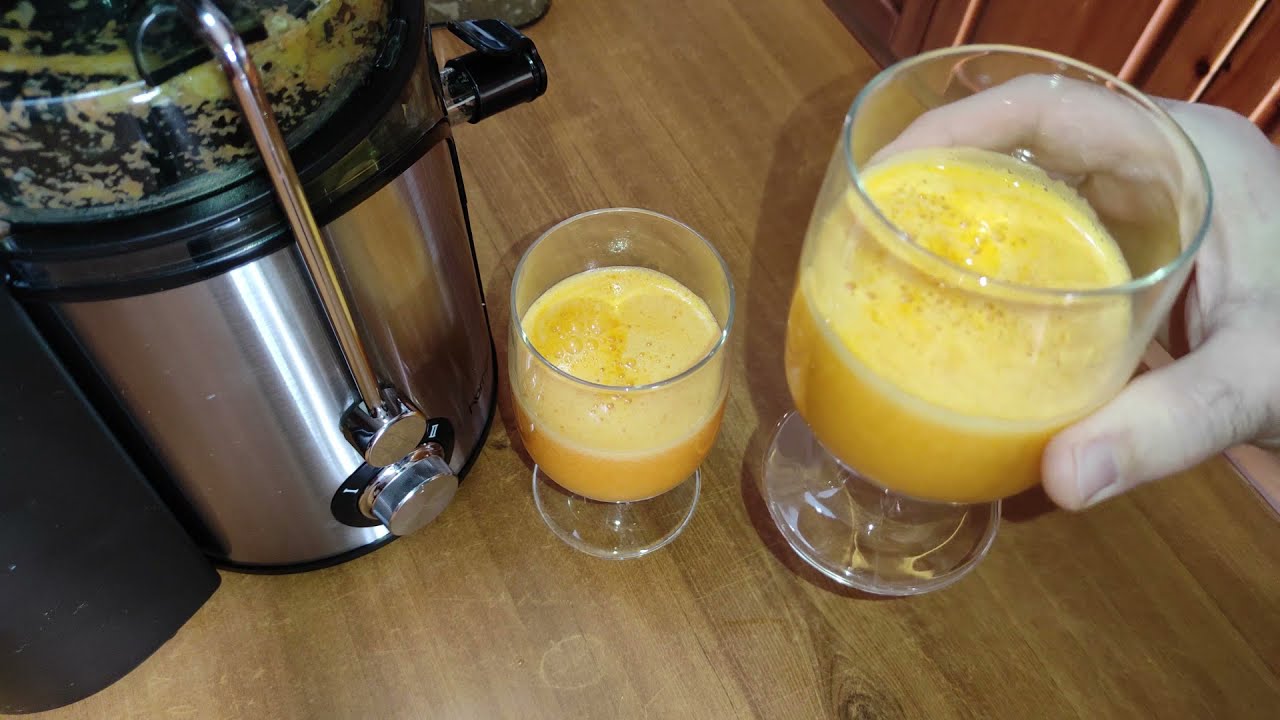 Succo ACE fatto in casa con centrifuga Homgeek - unboxing e test - in descrizione link amazon