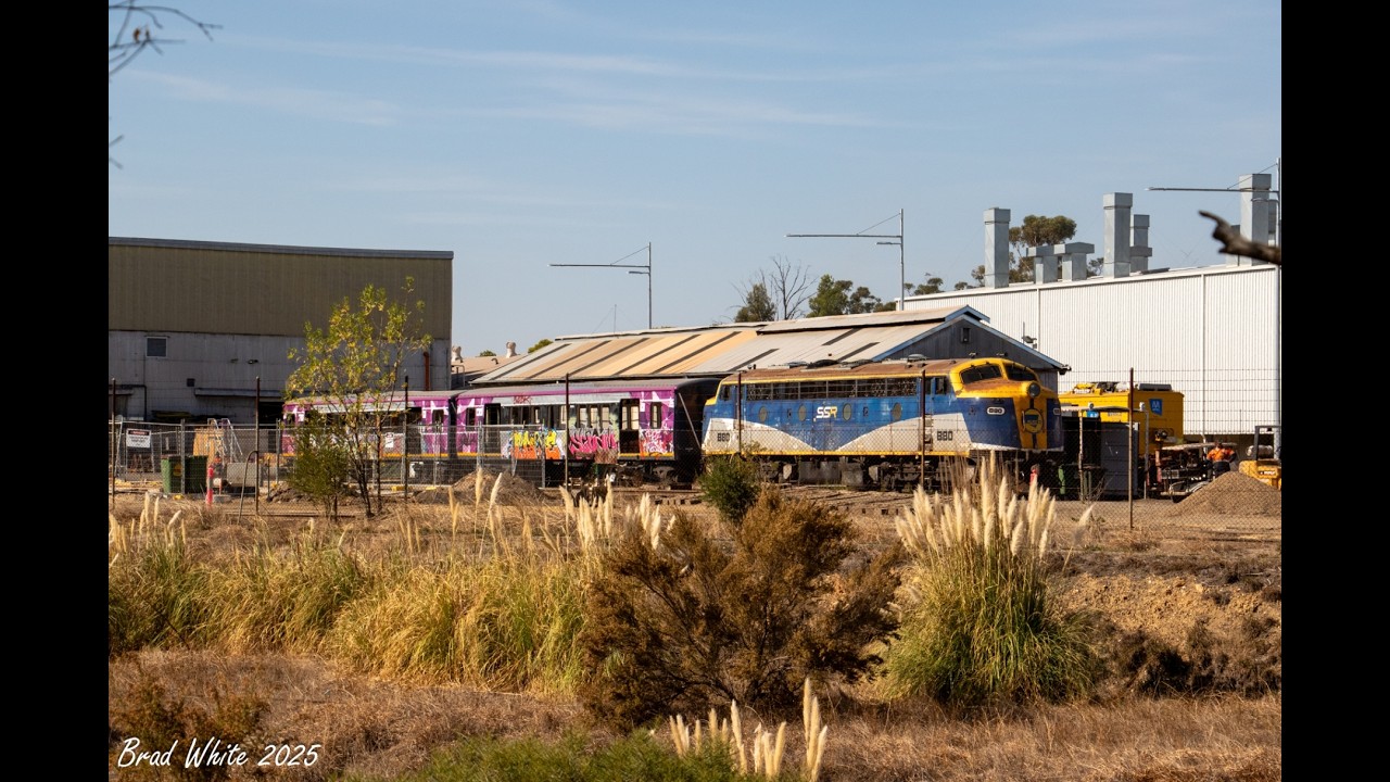 Bendigo Area Rail Action inc. 3VL60 Transfer, PN 9048 Grain & R711 on SRV Tour- 17th-20th April 2025