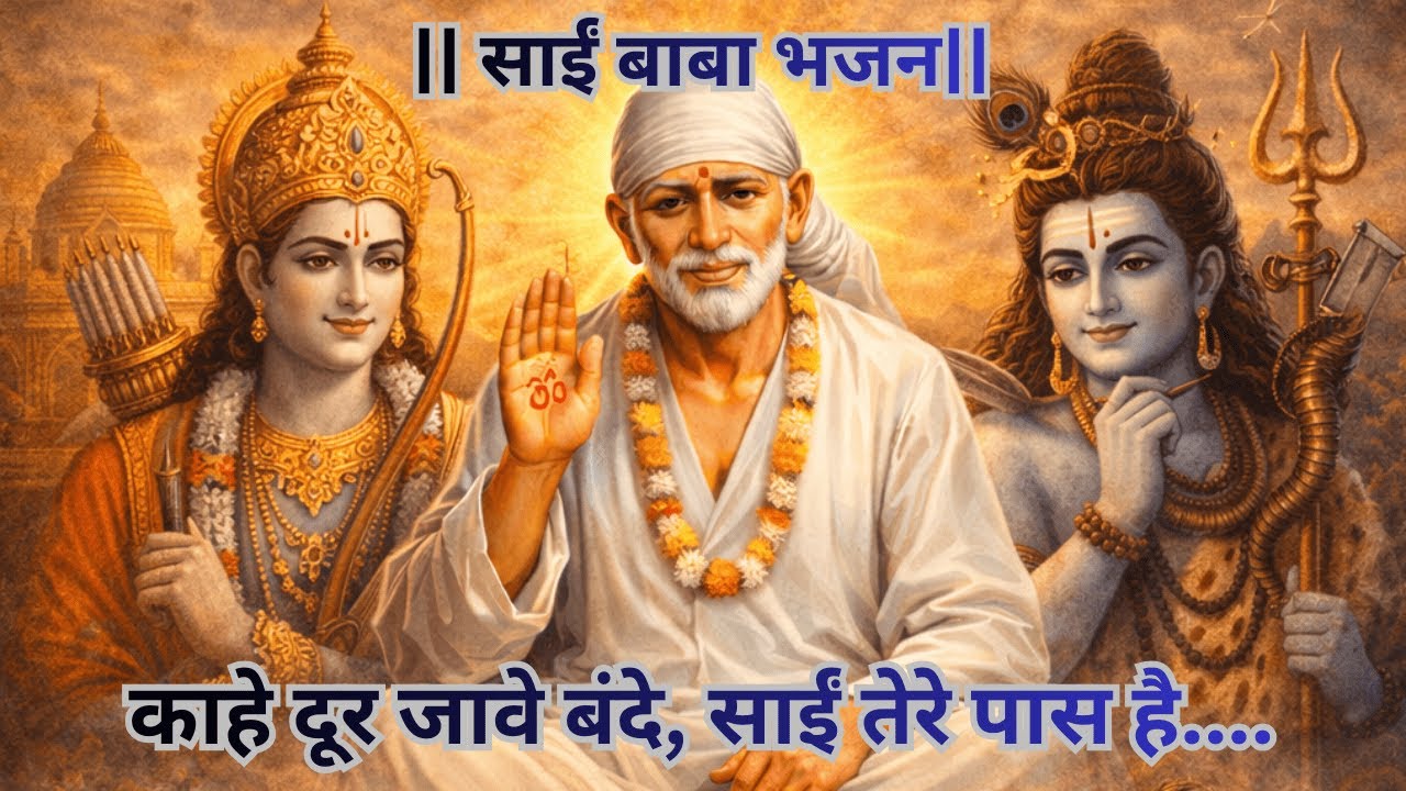 || साईं बाबा भजन|| काहे दूर जावे बंदे, साईं तेरे पास है....