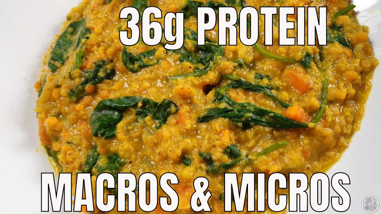 Lentil Curry Stew | EASY VEGAN MEAL PREP | HIGH PROTEIN