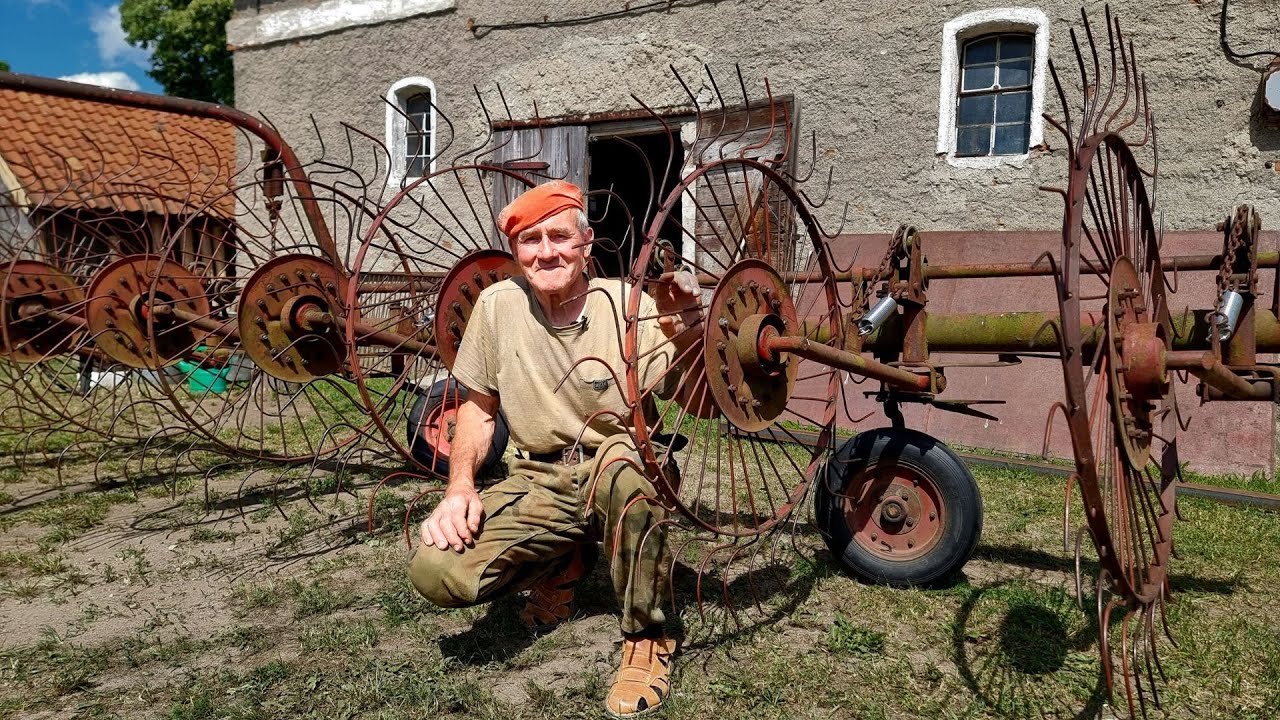 Konserwuję ZGRABIARKĘ. Wymiana uszkodzonych ZĘBÓW oraz SMAROWANIE