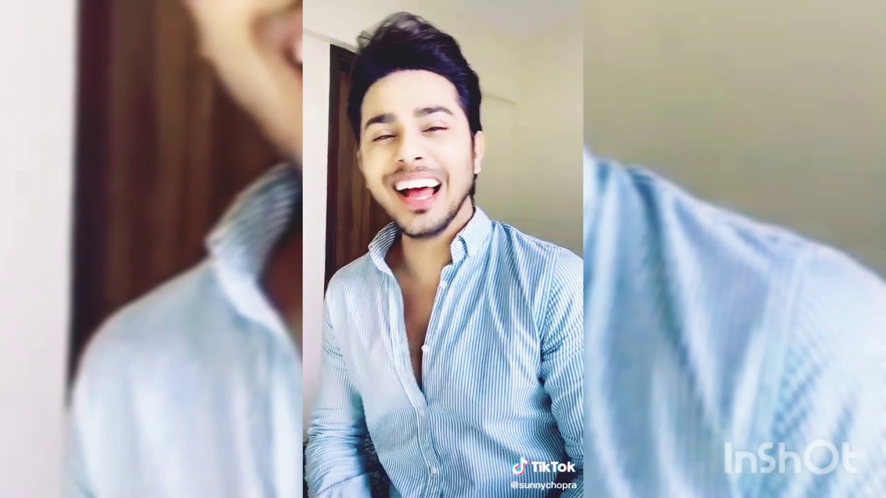 Sunny Chopra and Anam Darbar cute Tik Tok funny video.