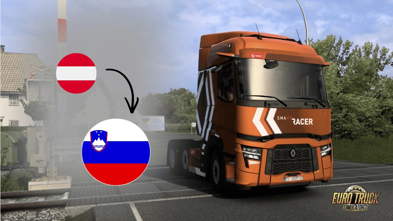 Night Driving on Euro Truck Simulator 2 🎮 [ETS2] - Linz to Ljubljana with a Renault T Sleeper