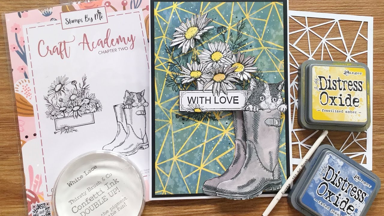 Stencil, Stamping and Blending Techniques With Toni Darroch