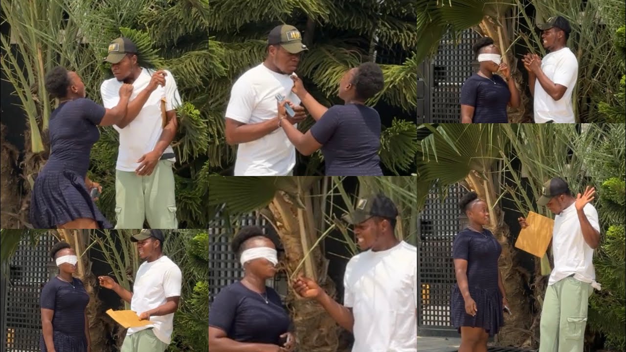 For valentine a man gifted his wife a landed property as she’s being pranked to test her loyalty 