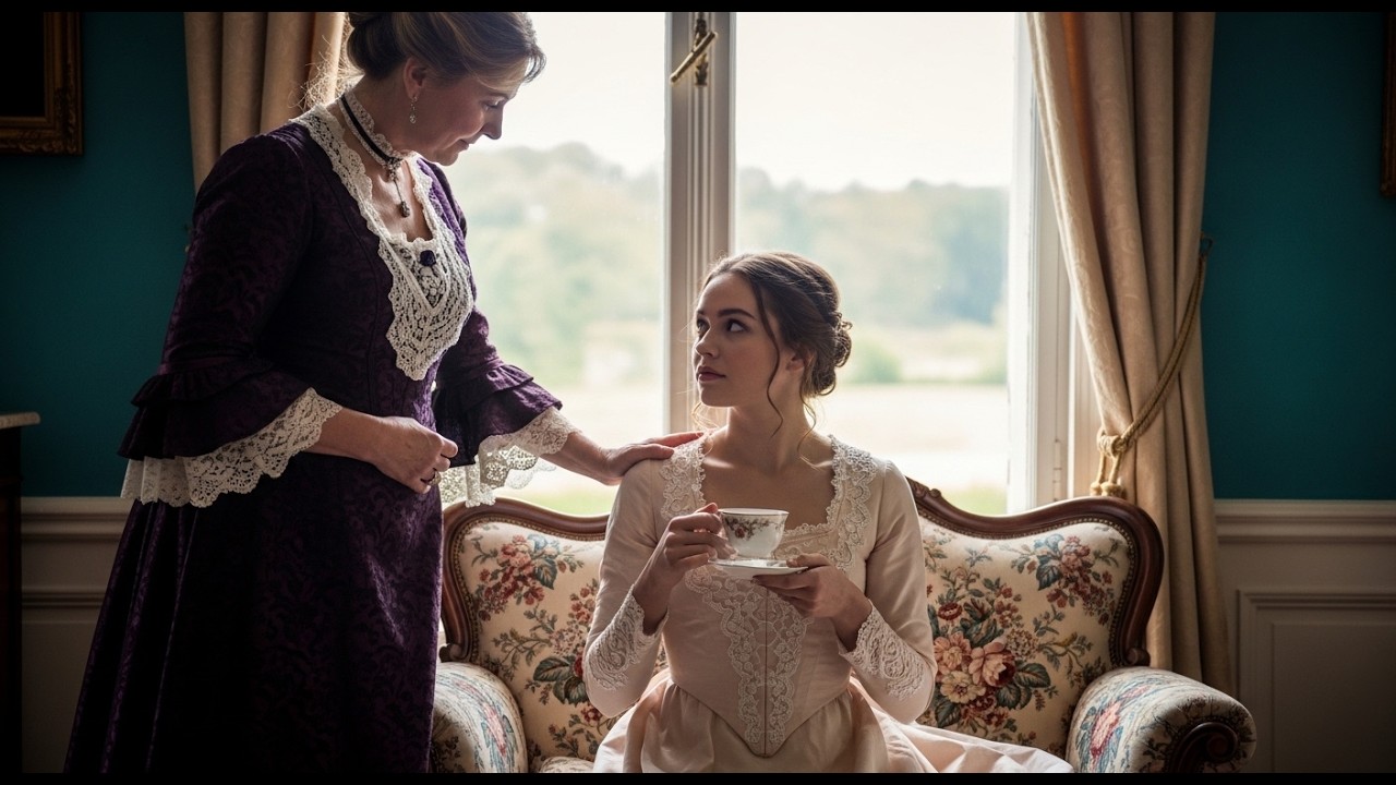 👑 she was having tea alone — until the duke’s mother whispered, “pretend you’re my son’s fiancée.”