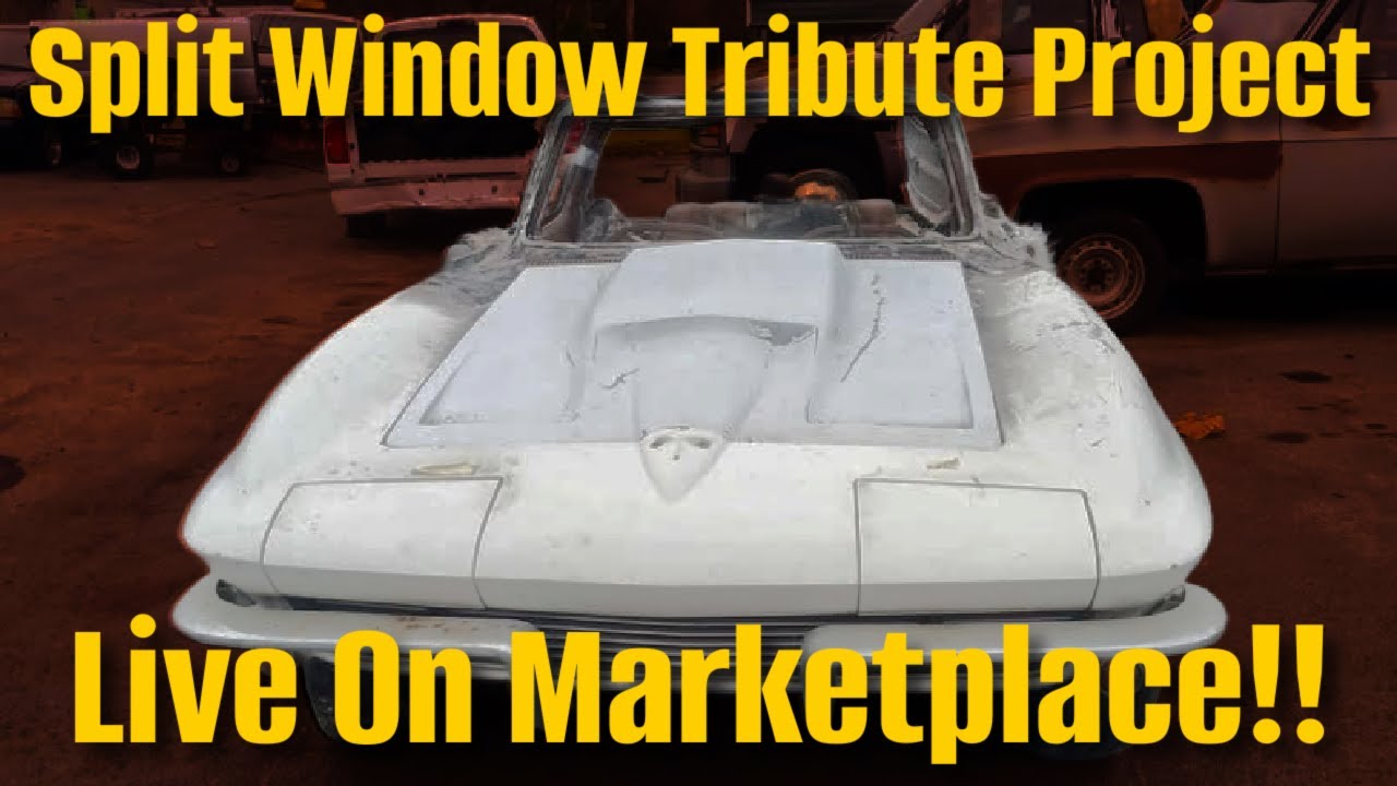 Crazy Corvette Project For Sale.  Build Yourself A Split Window Vette On A Budget!!!