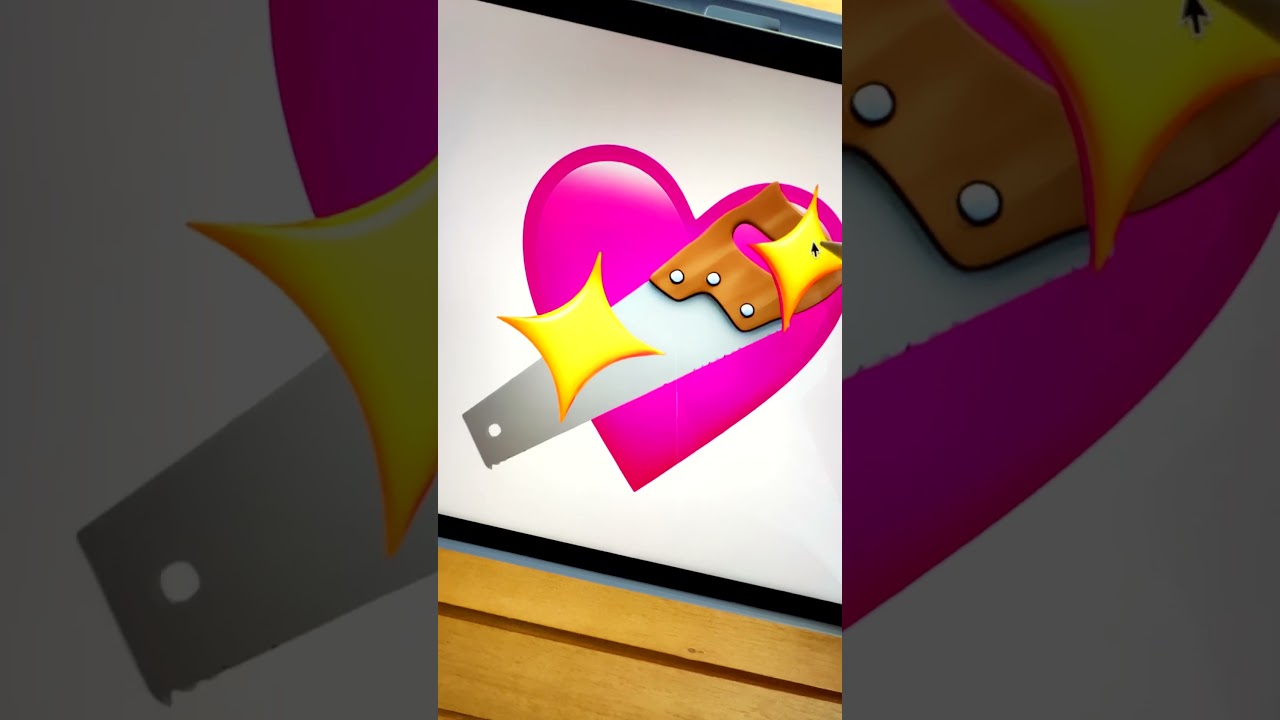 💖🪚 Sparkling Heart Emoji #creative #emoji #procreate
