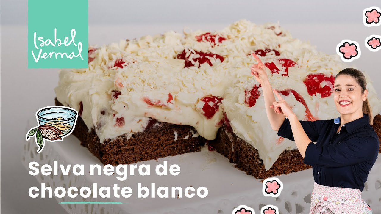 Selva negra de chocolate blanco