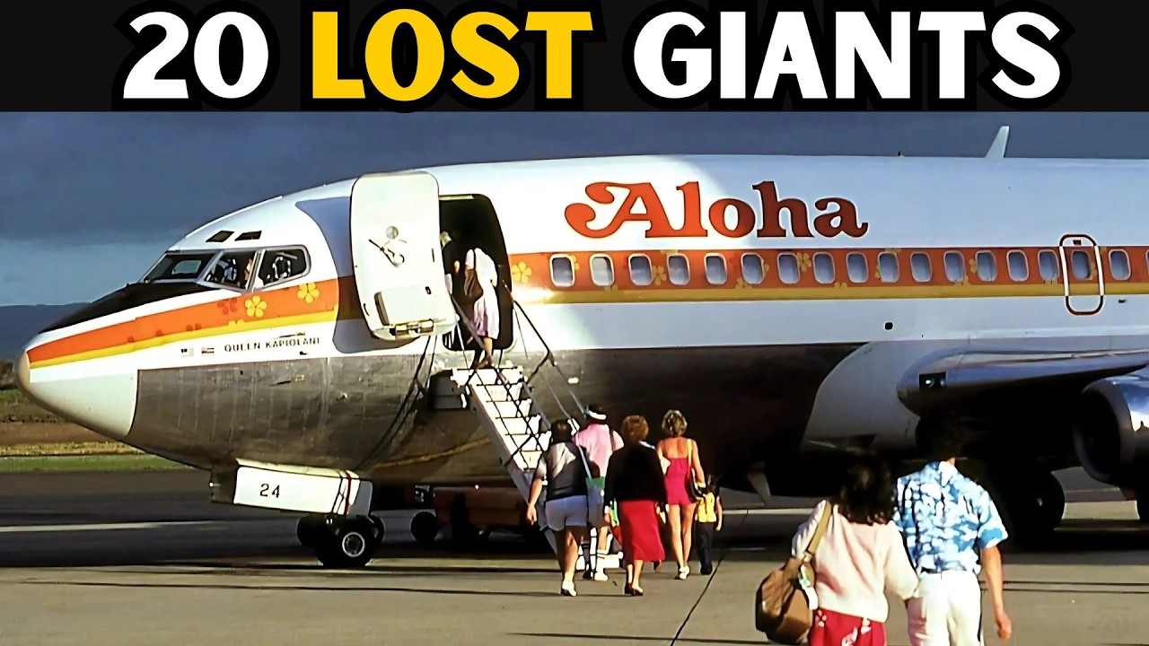 20 Defunct Airlines That Once Ruled the Skies | Forgotten Giants of Aviation