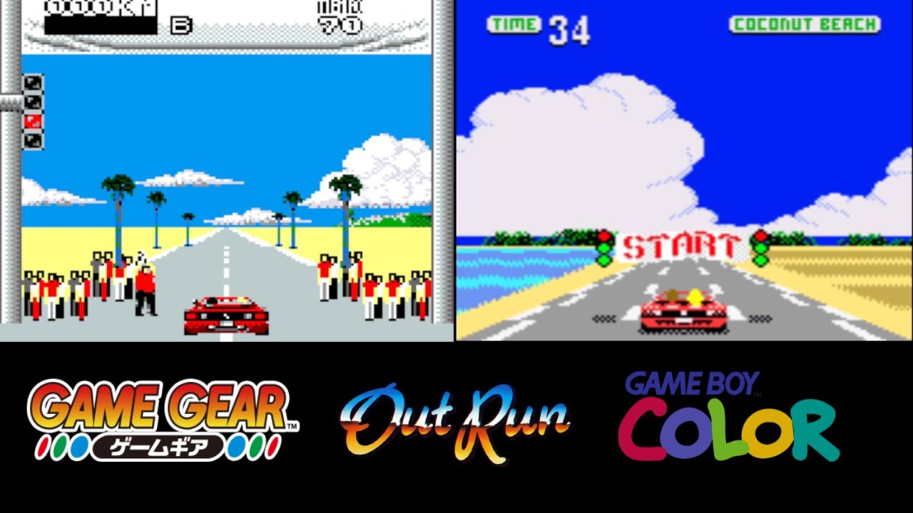 Out Run (Game Gear vs Game Boy Color)