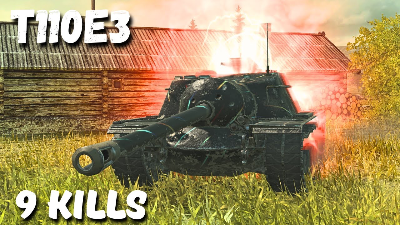 T110E3 - 9 KILLS | 23,5 K Damage, WoT Blitz Replay