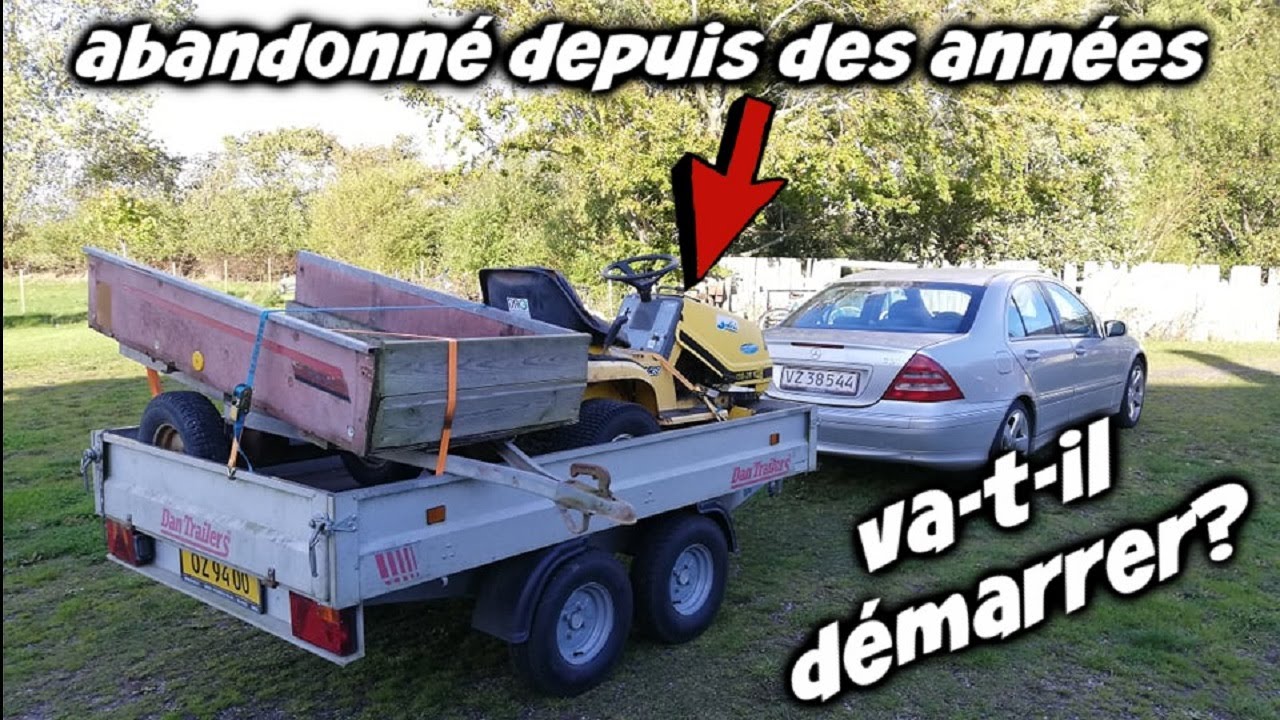 L'Affaire du siècle? tracter + remorque + rateau pour 135€ !!!