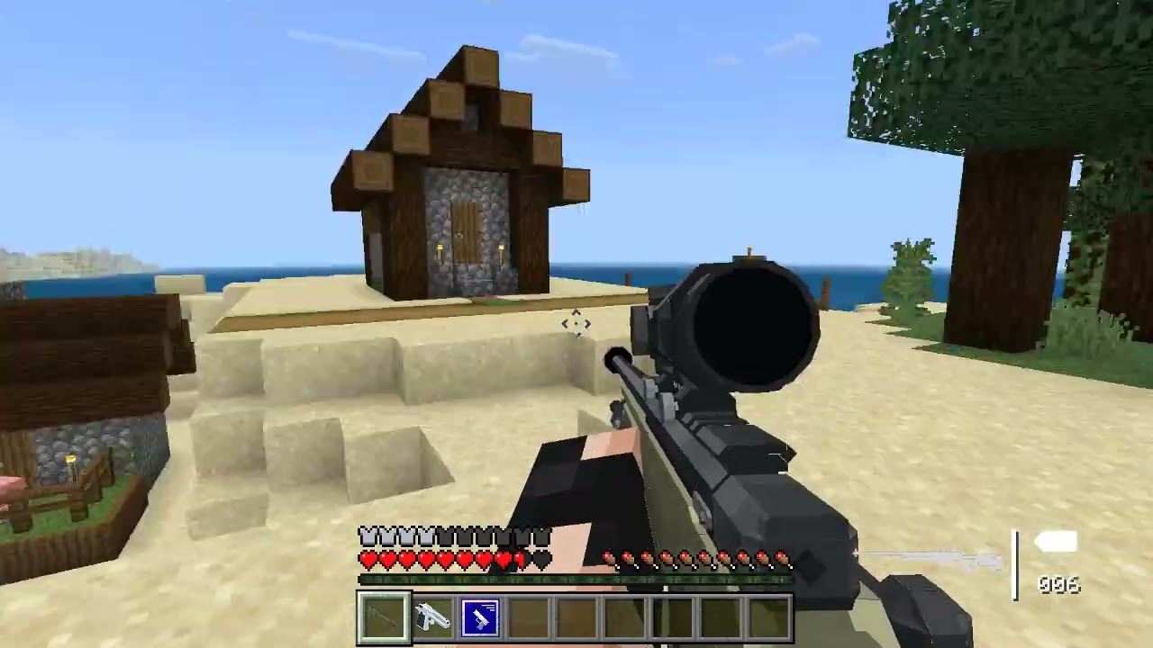 Sniper in Minecraft Bedrock