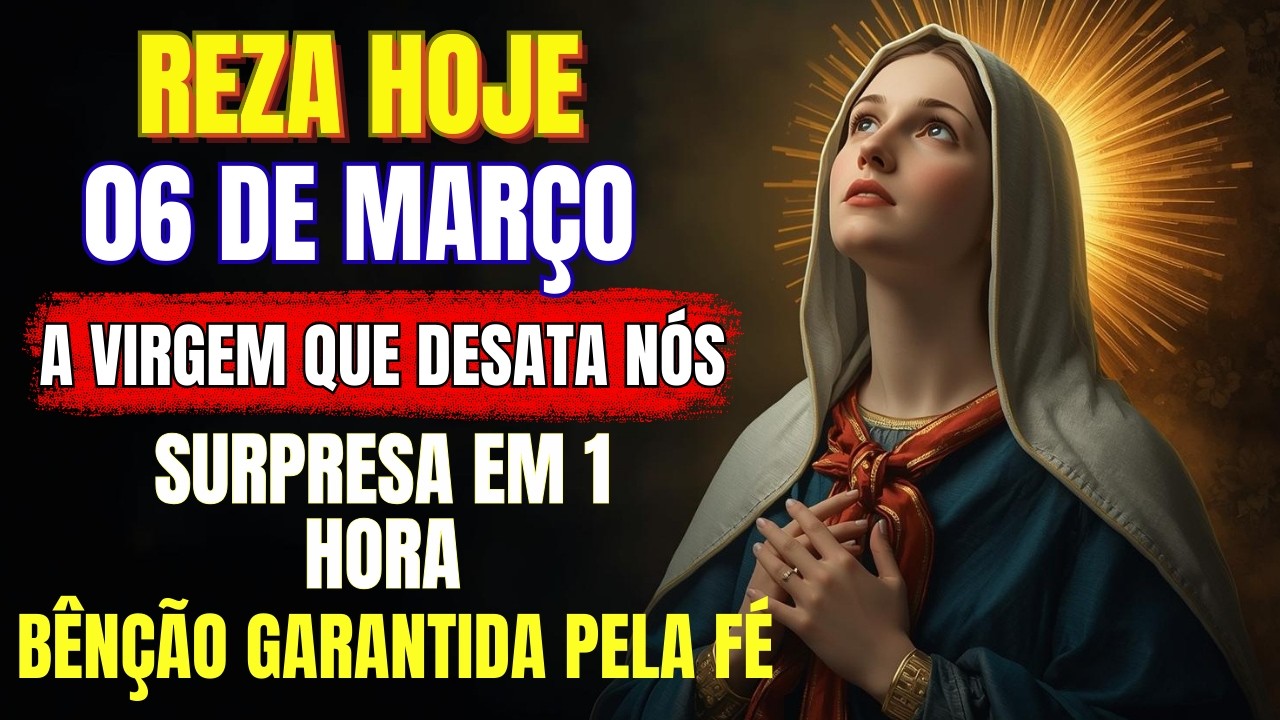 A ORAÇÃO QUE O MAL TEME 🔥 Virgem Desatadora Quebra Correntes Invisíveis