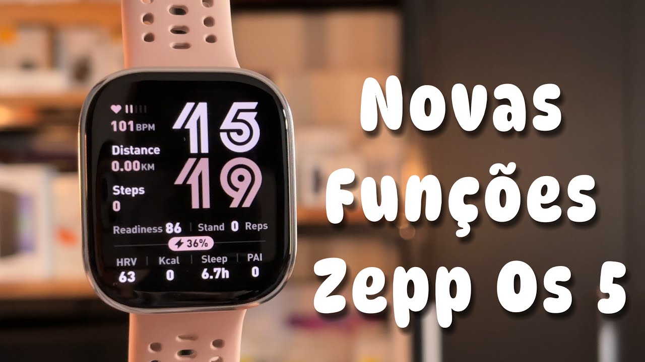 Amazfit BIP 6 Atualizou: ZEPP OS 5 Trouxe Funções Ocultas que Ninguém Mostrou!