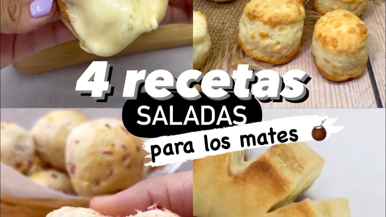 4 RECETAS SALADAS PARA EL MATE