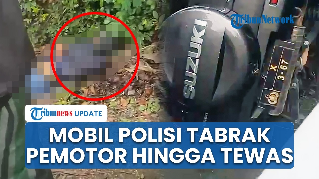 Mobil Dinas Polisi Tabrak Honda Vario hingga Terbalik di Bangkalan, Pemotor Tewas di TKP