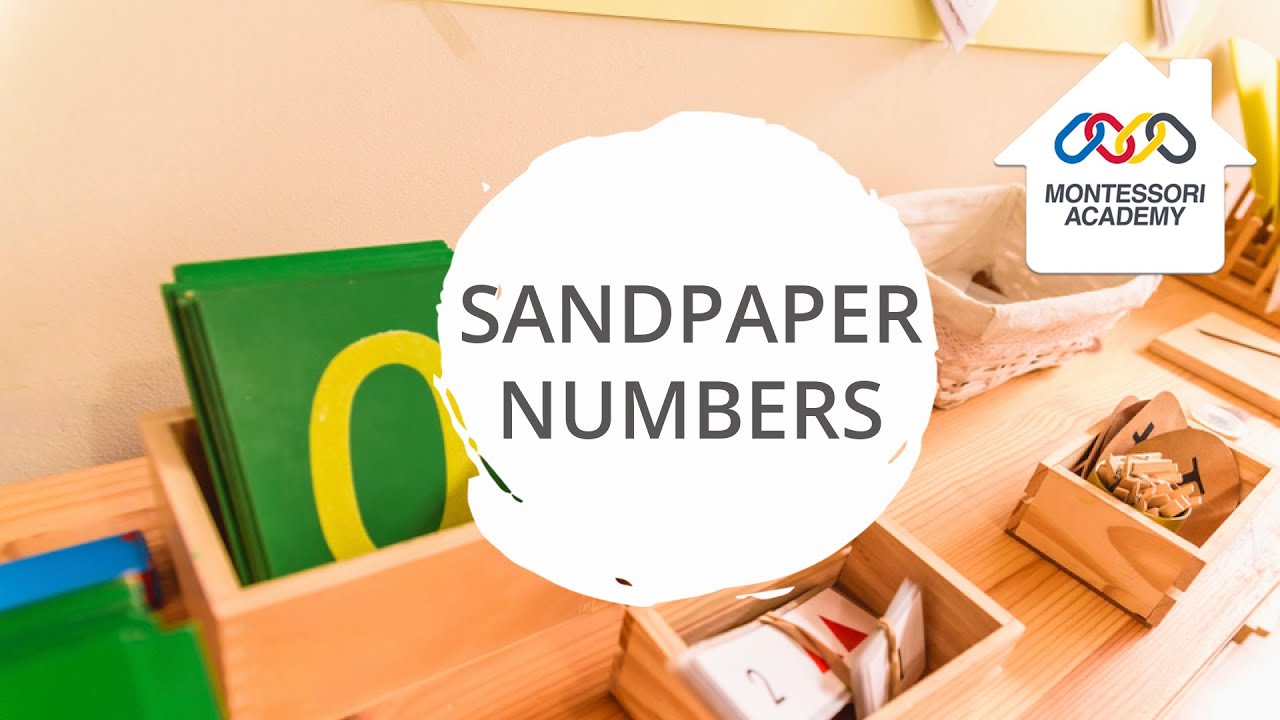 Montessori Activities: Sandpaper Numbers & Numeral Cards
