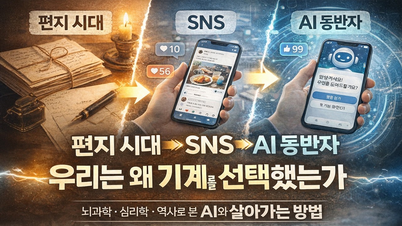 AI와 대화하면 편한데, 사람 만나면 피곤한 이유
