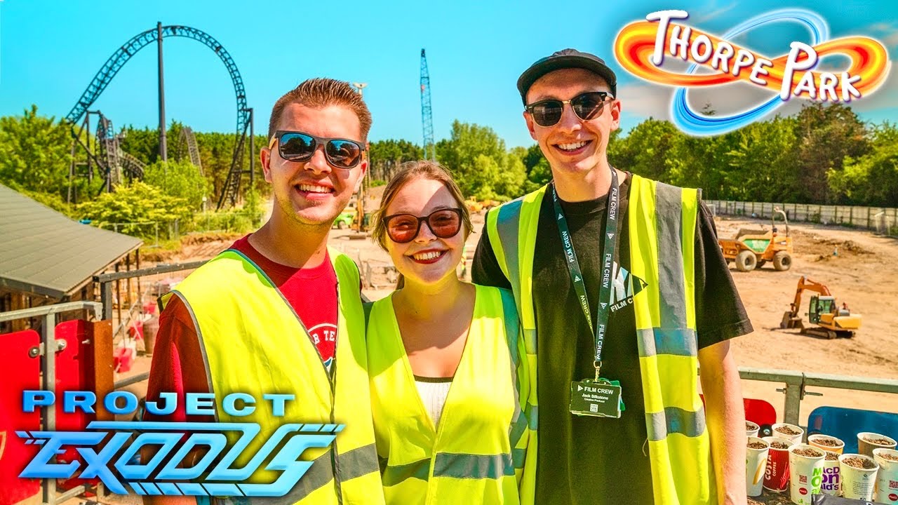 THORPE PARK Project EXODUS Construction Site ft CoasterStudios!