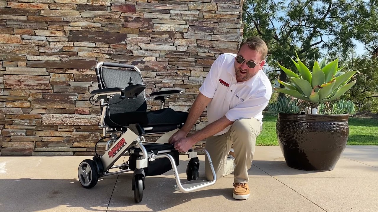Porto Mobility Ranger Royce Worlds Lightest Foldable Electric Wheelchair Overview (Airplane Ready)