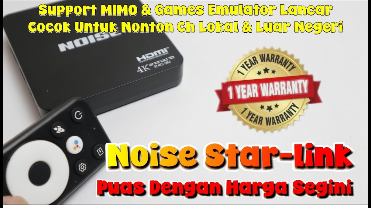 Noise Starlink Android TV Box, Paten Harga Miring Fitur Lengkap Di Kelasnya