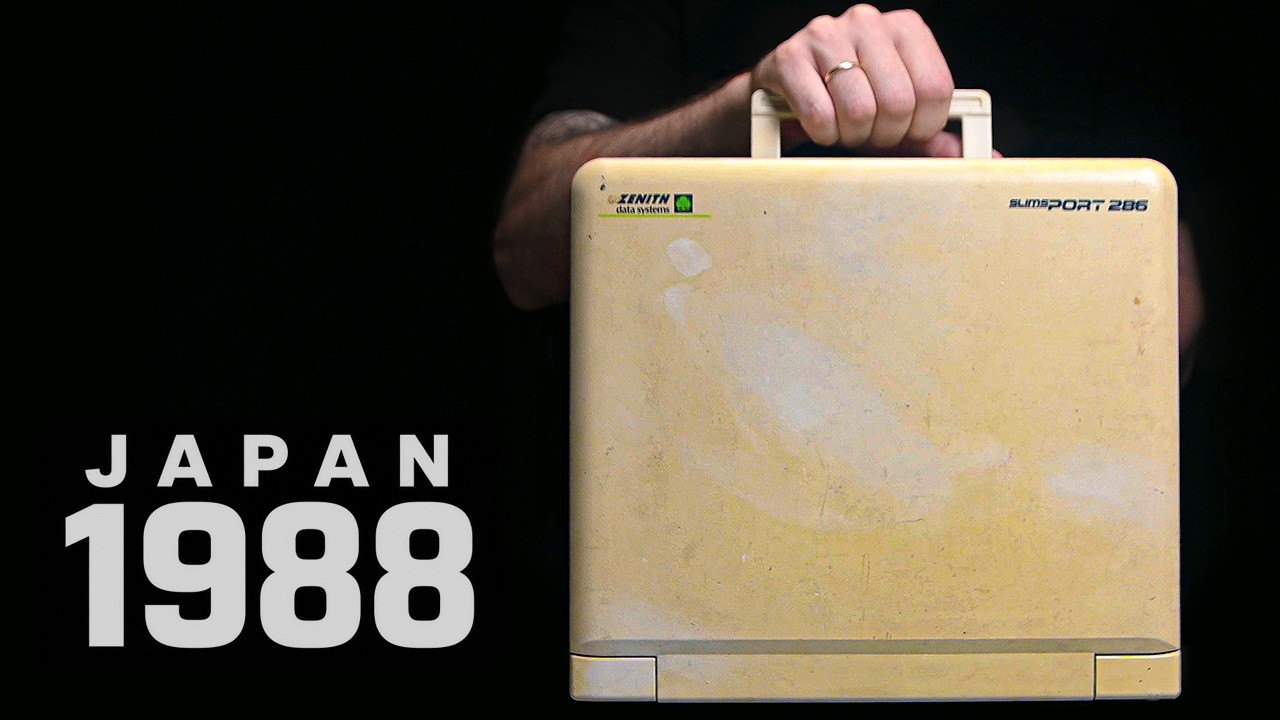 1988 ⚙️ RESTORATION & Repair 💻 | BROKEN Vintage LAPTOP | Made in Japan!