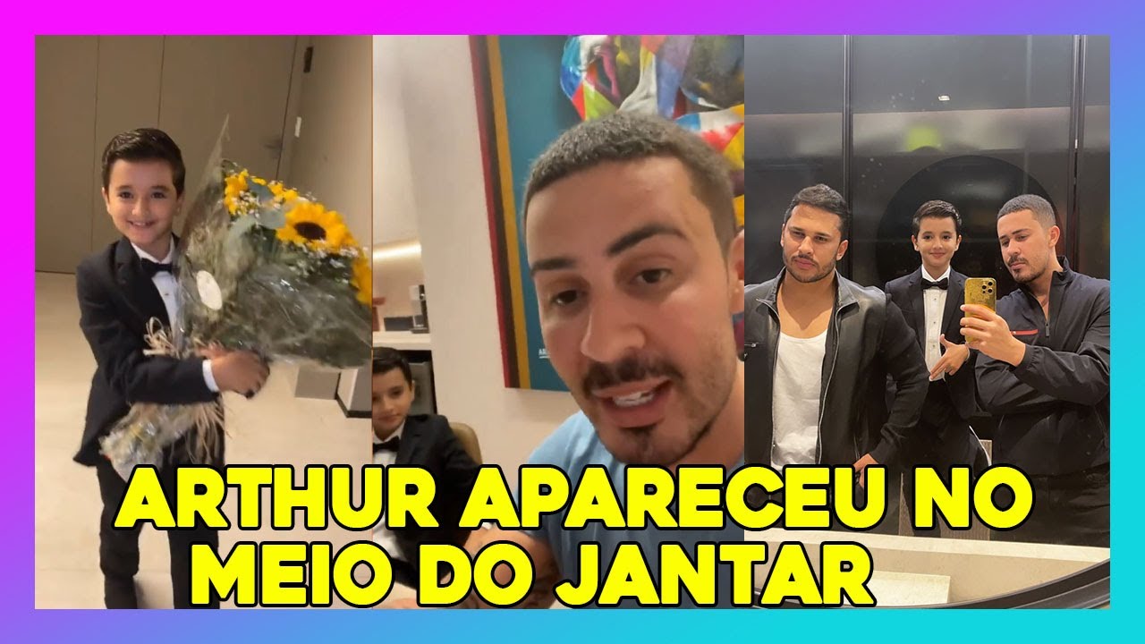 CARLINHOS FAZ JANTAR ROMÂNTICO PARA LUCAS MAIS ARTHUR APARECE KKKK