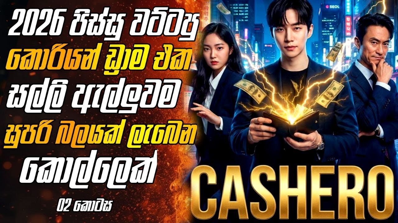 2026 හොල්ලපු korean drama එක | Cashero Korean Drama part 02 Sinhala Review | movie,drama sinhala