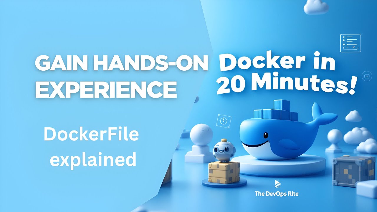 Docker Hands-On Project for Beginners | Dockerize a Frontend App, Build & Push Image, Dockerfile.