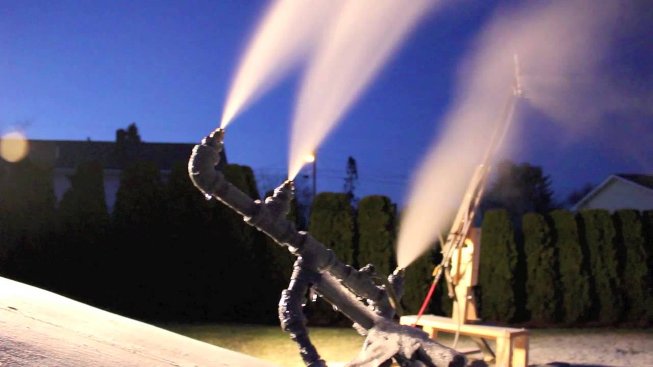 April Backyard Snowmaking Rebuild