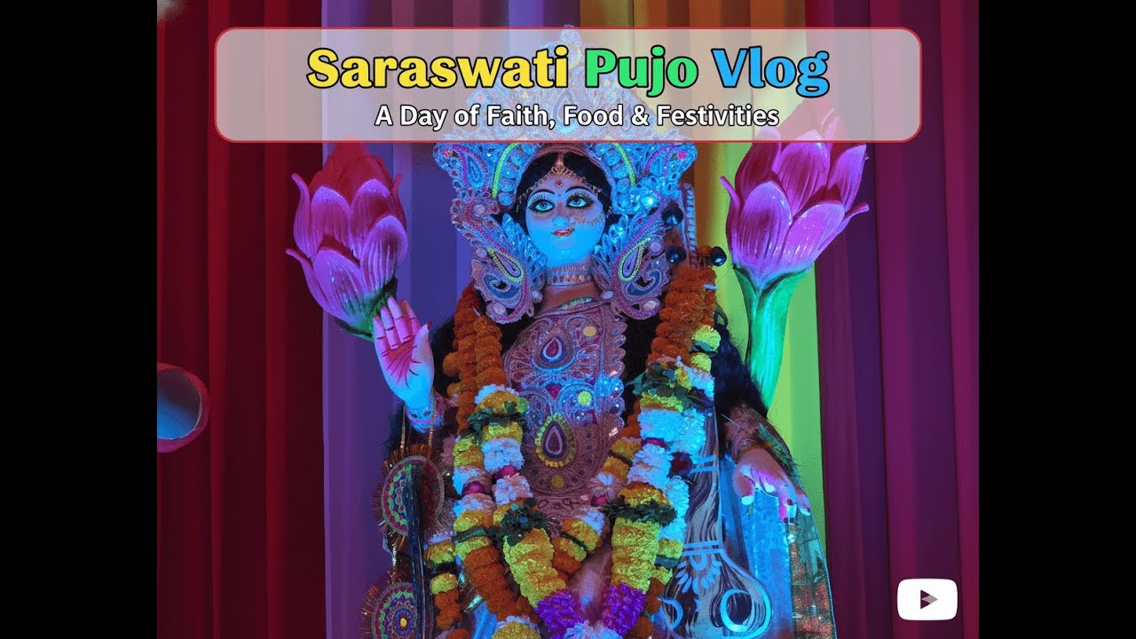 Sarasati Pujo Vlog | A Day of Faith, Food & Festivities #saraswatipuja  #pujovlog #indianfestivals