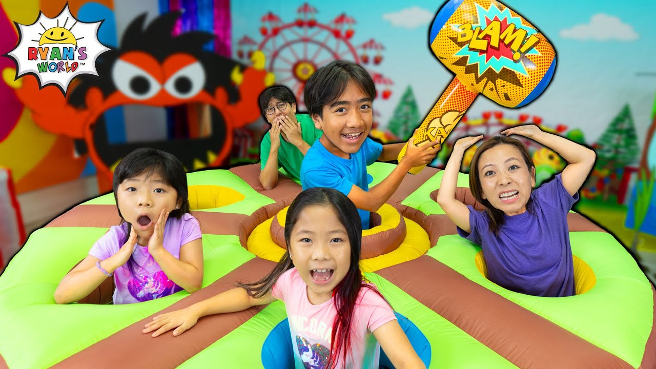 Ryan Takes on INSANE Carnival Games! 🎯 Can He Beat Them All?!