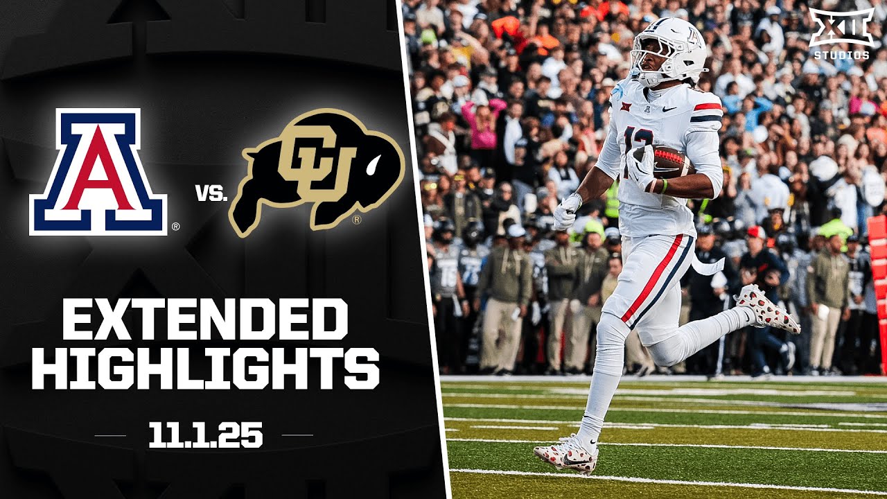 Arizona vs. Colorado Extended Highlights | 2025 Big 12 Football