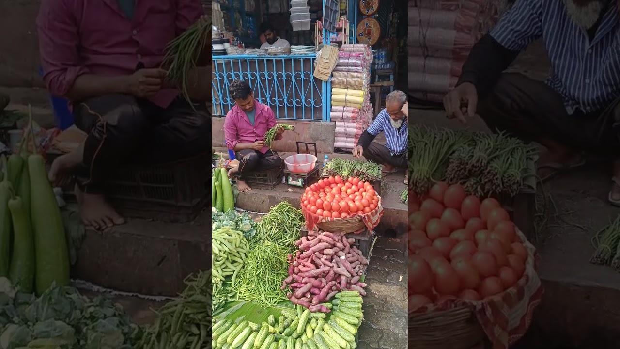 VEGETABLES LARGEST MARKET, M.S. ROAD FANCY BAZAR, Guwahati. India.