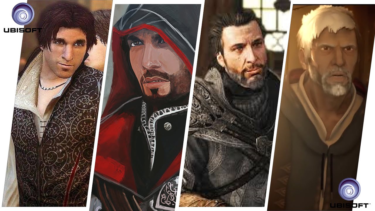 Ezio Auditore Evolution in Games, Movies & Commercials