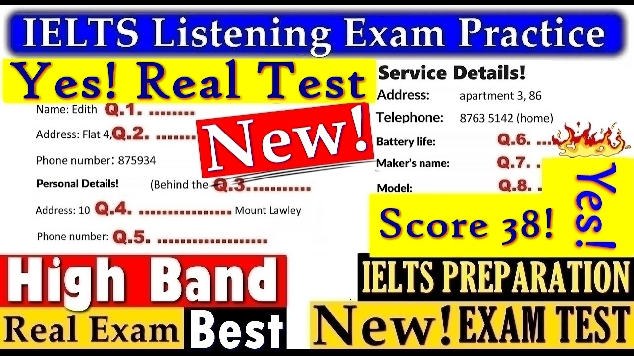 IELTS LISTENING PRACTICE TEST 2026 WITH ANSWERS | 12.07.2026