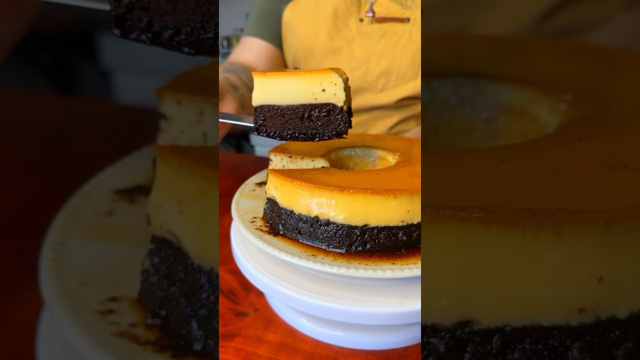 Chocoflan sin horno
