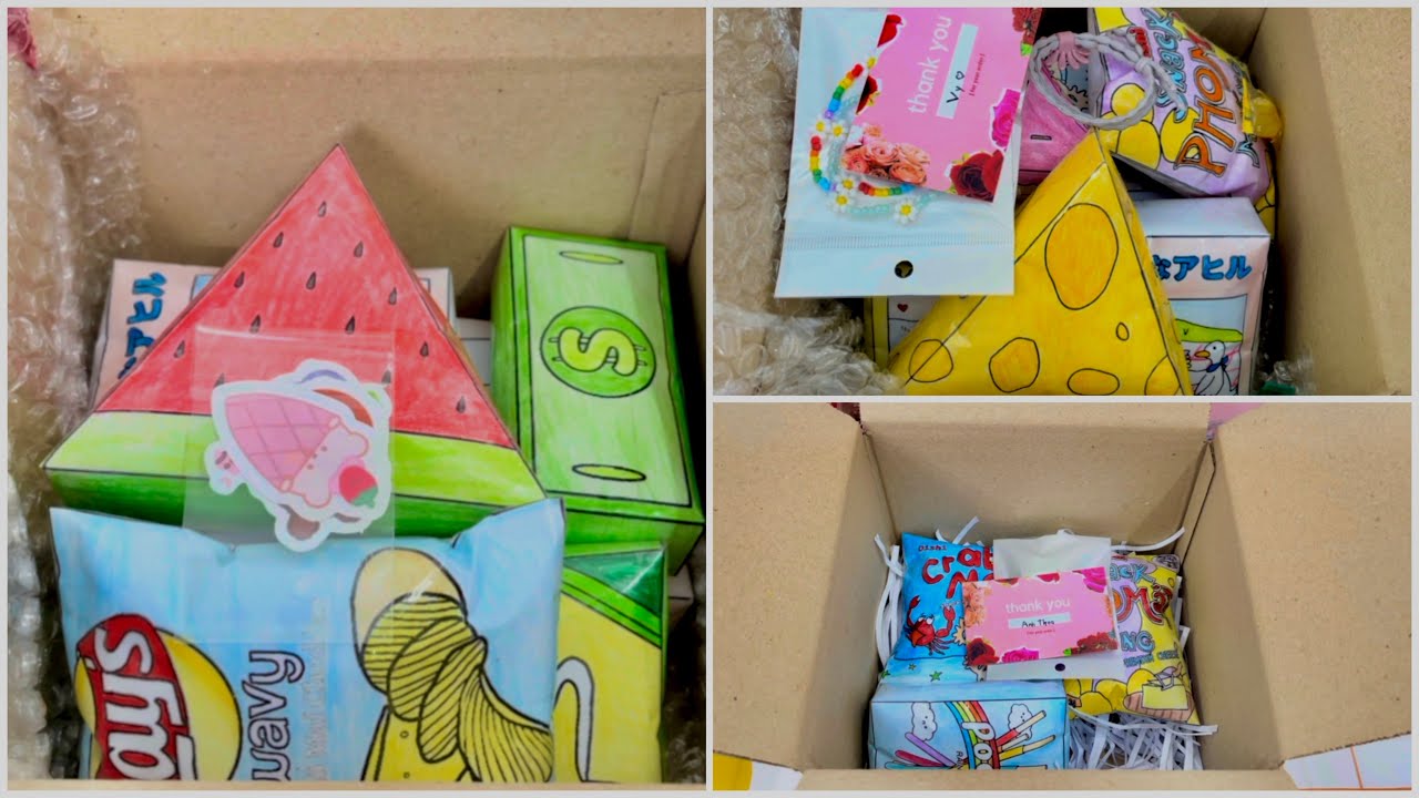 Gói hàng những đơn squishy giấy siêu xinh nè 👀 - Packing cute paper squishy orders