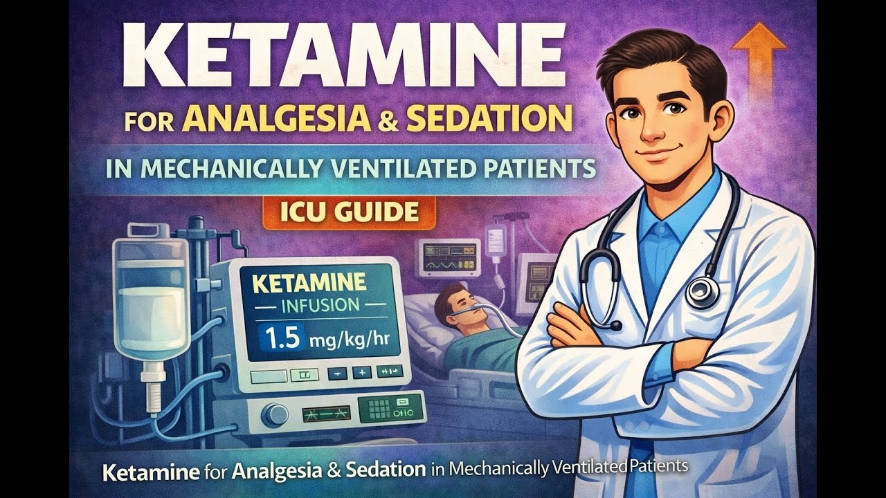 Ketamine for Analgesia and Sedation in Mechanically Ventilated Patients | ICU Guide