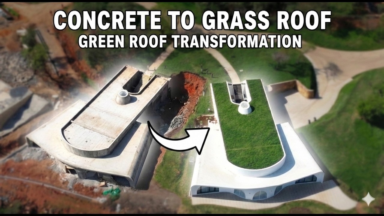 How Concrete Is Transformed into a Green Roof (Part -1)